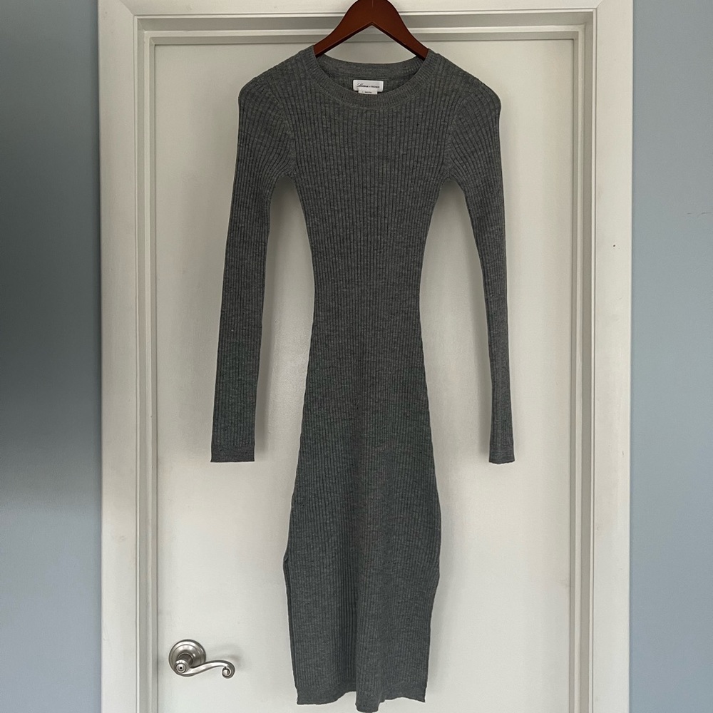 Double slit sweater dress brand new